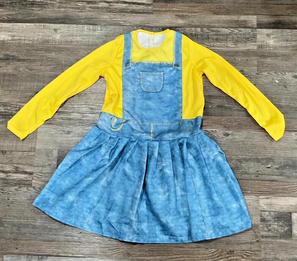 Vestido Disfraz Minion Niñas Despicable Me Halloween Rubíes Mediano Foto 1 de 3