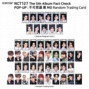 NCT 127 5th Album Fact Check POP UP 不可思議 展 MD Random Trading Card Photocard KPOP