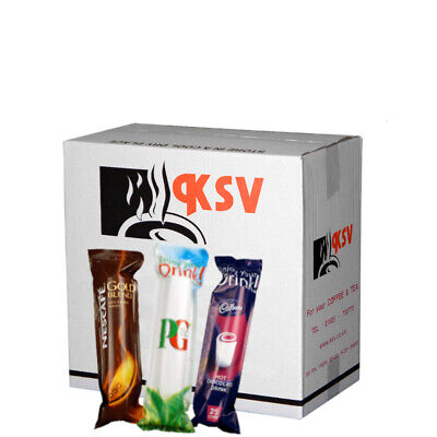 Case Of 73mm Vending Drinks For Incup Machine Klix Darenth Coffee Tea Choc Soup • 34£