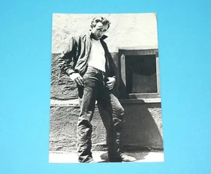 FILM STAR POSTCARD JAMES DEAN PHOTO CARD 1950s DUTCH HOLLAND - Picture 1 of 2