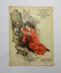 1914 JACK LONDON ~ 'The Star Rover' in American Sunday Monthly Magazine, 1st App - Picture 1 of 12