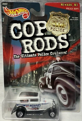 Hot Wheels KB TOYS EXCL COP RODS NEWARK NUEVA CAMISETA '32 FORD SEDÁN ENTREGA RR's Foto 1 de 3