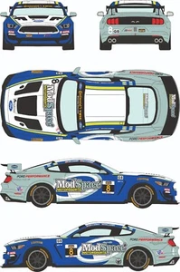 Racing Decals 43 1:24 Scale Ford Mustang GT4 #8 IMSA Watkins Glen 2018 RDE24-035 - Picture 1 of 4
