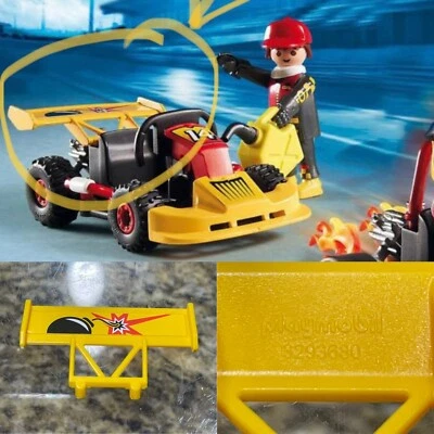 PLAYMOBIL Go Kart Racer Toy Spoiler REPLACEMENT PART ￼Yellow - image 1 of 4