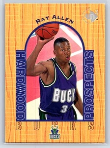 1996 Upper Deck UD3 #5 Ray Allen HARDWOOD PROSPECTS Milwaukee Bucks  RC - Picture 1 of 2