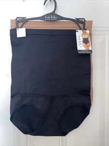 NICOLE MILLER~2 Pk~Hi-Waist Control Brief~TONES YOUR TUMMY~ UNIQUE & SEXY~Large - Picture 1 of 8