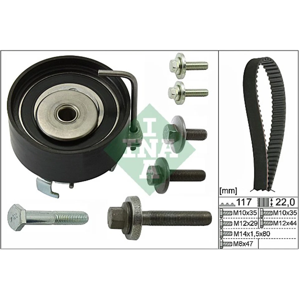 FOR FORD FIESTA V VI FOCUS MK2/3 MONDEO MK4 1.25 1.4 1.6 INA TIMING BELT KIT - Image 1 of 1