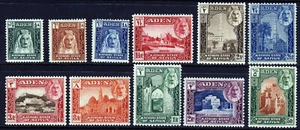 ADEN KATHIRI ESTADO DE SEIYUN 1942 Set SG 1 a SG 11 COMO NUEVO - Imagen 1 de 2