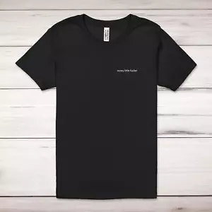 Nosey Little ... Swearing Adult T-Shirt - Picture 1 of 13