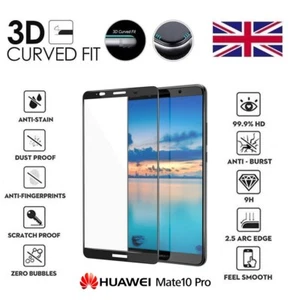 For Huawei Mate 10 Pro Genuine Full 3D Tempered Glass 9H Screen Protector Cover - Picture 1 of 2