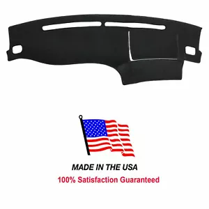 Black Carpet Dash Mat Compatible with 2001-2006 Elantra Dash Cover Made In USA - Picture 1 of 11