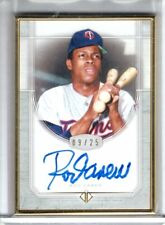 2017 Topps Transcendent Auto ROD CAREW Gold Framed 09/25 AUTOGRAPH Twins RARE