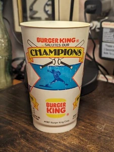 Vintage 1987 Burger King Salutes Our Champions Collectors Cup Red Sox R. Clemens - Picture 1 of 6