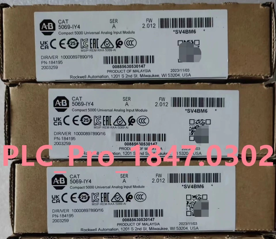 1PC New Allen Bradley 5069-IY4 CompactLogix Analog Input Module - Image 1 of 1