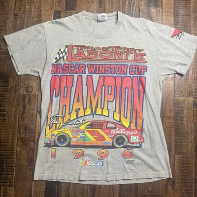 Camiseta de Campeón de la Copa Winston NASCAR 1996 Terry Labonte EE. UU. Delta L Foto 1 de 4