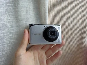 🔥Canon PowerShot A2200 HD Silver 14.1MP digital compact camera WORKing FULL Set - Picture 1 of 7