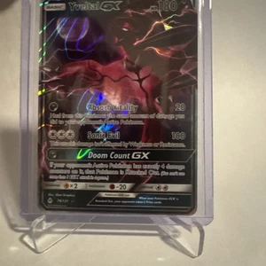 Pokemon Yveltal GX 79/131 Sm-Forbidden Light Holo Full Art 2018 - Picture 1 of 10