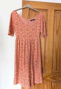 Zara Embroidered Dress, Broderie Dress, Midi Dress, Size S, Lace Dress - Picture 1 of 9