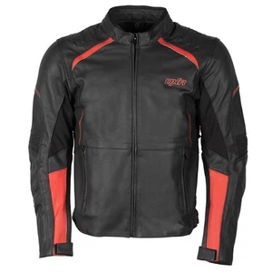 Motorrad Lederjacke DXR Alonso S schwarz & rot - Bild 1 von 13