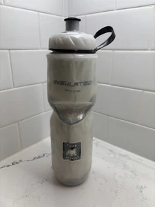 Polar USA Water Bottle Sport Insulated Water Bottle Cycling 24oz White EUC - Picture 1 of 8