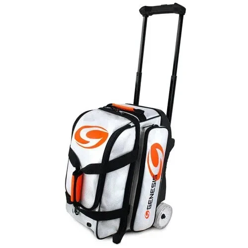 Genesis Sport 2 Ball Double Roller White Bowling Bag - Изображение 1 из 1