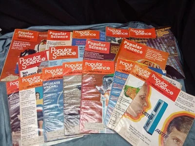 Lot of seventeen 1970s Popular Science Magazines back issues Vintage - Image 1 of 4