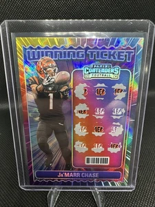 2024 Panini Contenders Winning Ticket #12 JaMarr Chase Cincinnati Bengals - Bild 1 von 2