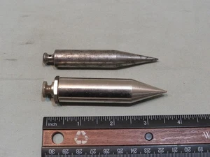 Vintage Steel 5 oz & 3 oz Plumb Bob, Unbranded, Qty 2 - Picture 1 of 1