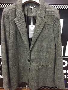 Giacca Woman Please Prince of Wales Maxi Blazer Discount - Picture 1 of 5