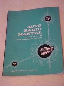Auto Radio Manual Service Data 43 Models Produced in 1961-1962 Vol 17 - Picture 1 of 4