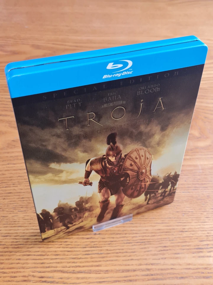 TROY 'Director's Cut' Blu-ray steelbook rare OOP German import region b free abc - Image 1 of 4