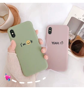 Korean Style iPhone 11/11 Pro Max Case Cute iPhone 11 Case Couple iPhone 11 Case - Picture 1 of 8