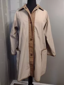 Trench cappotto donna vintage Weatherbee moda originale chiusure a levetta medio - Foto 1 di 20