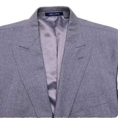 Blazer Abrigo Deportivo Paul Fredrick Hombre Gris 100% Lana Calce Clásico Talla 46L COMO NUEVO Foto 1 de 4