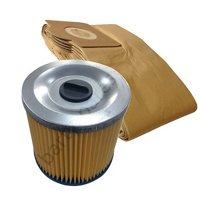 BARTYSPARES Bolsas y filtro Aquavac Goblin Pro100 200 300 300C aspiradora papel polvo 5 +1