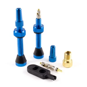 Serfas Tubeless Presta Valves 44mm Blue - Picture 1 of 1