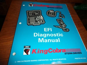 1994 OMC MD KING COBRA & COBRA STERN DRIVE EFI DIAGNOSTIC SERVICE MANUAL 500597 - Picture 1 of 1
