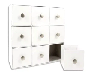 Karen Foster Scrapbook Boxes Design-It Drawers  Storage ~ New - Picture 1 of 5