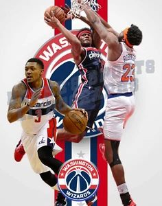 Washington Wizards Lithographie Druck von Bradley Beal 2022 11 x 14 - Bild 1 von 1