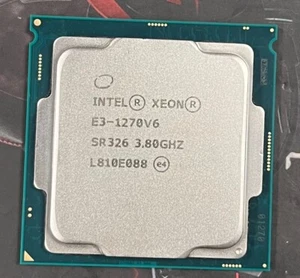 SR326 Intel Xeon Processor CPU E3-1270v6 SR326 3.8GHz 4Core 8Threads LGA1151 8M - Picture 1 of 1