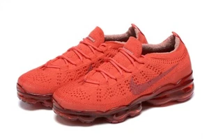 Nike Air VaporMax Flyknit 2023 Red Men's Running Shoes - Picture 1 of 8
