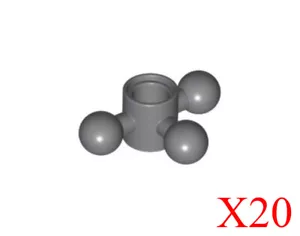 Lego dunkelbläulich grau Technic Lenkarm mit 3 Kugelgelenken, kompakt Menge 20 - Bild 1 von 2