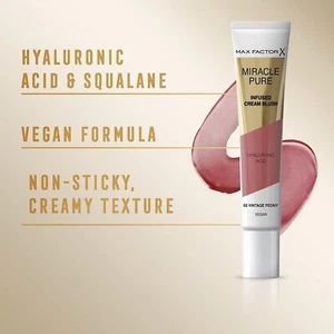 Max Factor Miracle Pure Moisturising Cream Blush 15ml - CHOOSE SHADE - BRAND NEW - Picture 1 of 8