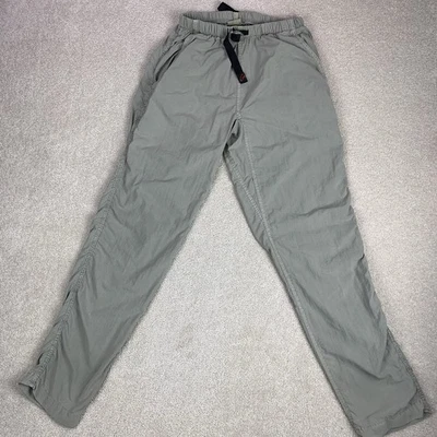 复古 Grammici 腰带远足裤女式小号 6/8 米色弹性轻便 — 第 1/4 张图片