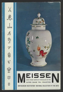 German Porcelain, Meissen history of Alfred Pell gift Smithsonian Museum 1956 pb - Picture 1 of 6