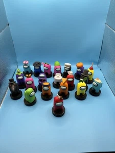Among Us Mini Figure Collectible Stamps Lot Of 20 - Picture 1 of 3
