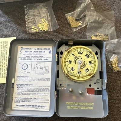 Intermatic T8845-8 125-Volt Mechanical Cycle and Irrigation Timer Switch - Image 1 of 4