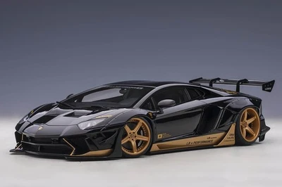 AutoArt Liberty Walk LB-Works Lamborghini Aventador Black  1/18. 79184 - Immagine 1 di 4
