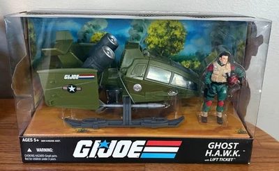 GI JOE GHOST HAWK H.A.W.K. FIGURA CON BOLETO ELEVADOR SIN USAR 2008 NUEVO Foto 1 de 4