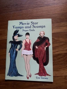 Movie Star Vamps and Scamps Paper Dolls Book Louise Brooks Clara Bow Theda Bara - Picture 1 of 2